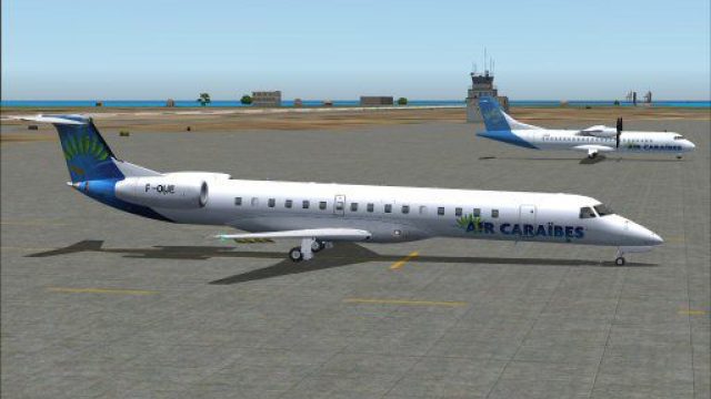 Screenshot 1 — Air Caraibes Embraer ERJ-145 F-OIJE
