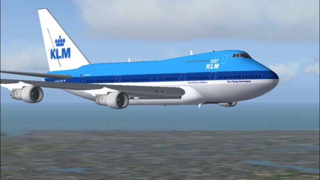 Screenshot 1 — KLM Boeing 747SP