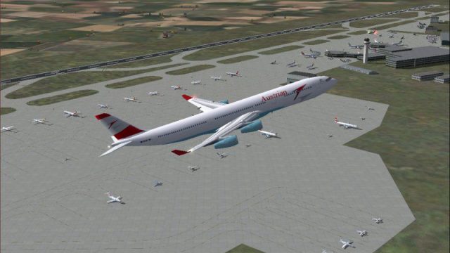 Screenshot 1 — Austrian Airlines Airbus A340-300