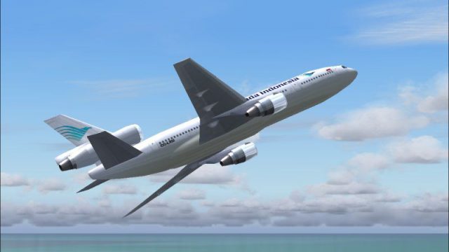 Screenshot 1 — Garuda McDonnell Douglas DC-10 Hybrid