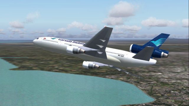 Screenshot 1 — Garuda McDonnell Douglas DC-10