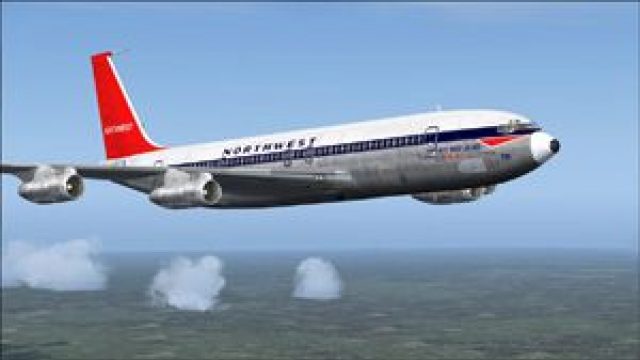 Screenshot 1 — Northwest Boeing 707-320ADV