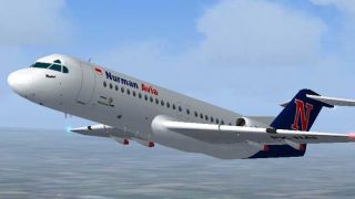 Screenshot 3 — Nurman Avia Fokker F28-4000
