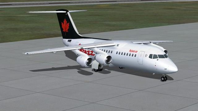 Screenshot 1 — Air Canada Jazz BAe 146-200 Patch