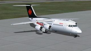 Screenshot 1 — Air Canada Jazz BAe 146-200 Patch