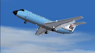 Screenshot 1 — Braniff BAC One-Eleven 200 Sky Blue