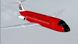 Screenshot 1 — Braniff BAC One-Eleven 200 Red