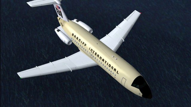 Screenshot 1 — Braniff BAC One-Eleven 200 Beige