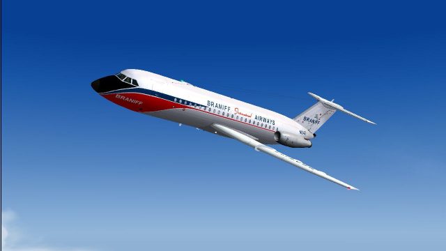 Screenshot 1 — Braniff BAC One-Eleven 200 N1542