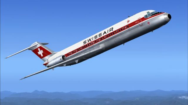 Screenshot 1 — Swissair Douglas DC-9-30