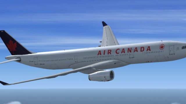 Screenshot 1 — Airbus A-330-300RR, Airbus House Scheme, Air Canada, Cathay Pacific & Scandinavian Airlines