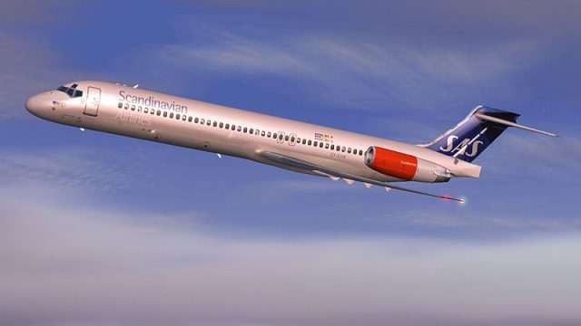 Screenshot 1 — SAS McDonnell Douglas MD-87