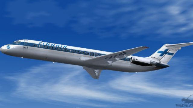 Screenshot 1 — Finnair Douglas DC-9-41