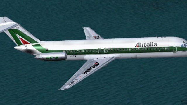Screenshot 1 — Alitalia Douglas DC-9-32 1990