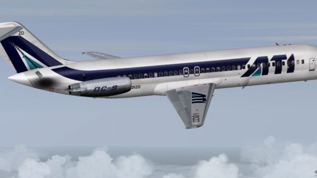 Screenshot 1 — ATI Douglas DC-9-32 1986