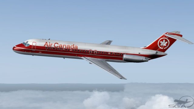 Screenshot 1 — Air Canada Douglas DC-9-32