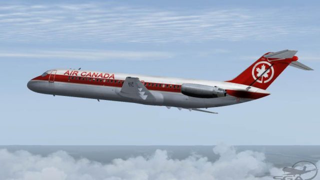 Screenshot 1 — Air Canada Douglase DC-9-32