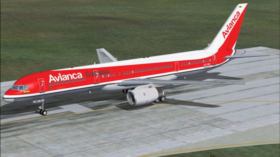 空美ページ Avianca Boeing 757-200 EI-CEZ for FS2004