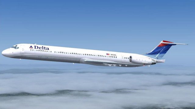 Screenshot 1 — Delta Air Lines MD-88 (NC)