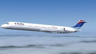 Screenshot 1 — Delta Air Lines MD-88 (NC)