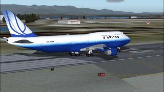 Screenshot 1 — United Airlines Boeing 747-422 2004