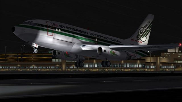 Screenshot 1 — Evergreen Boeing 737-200F