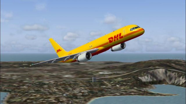 Screenshot 1 — DHL Boeing 757-236 (SF)