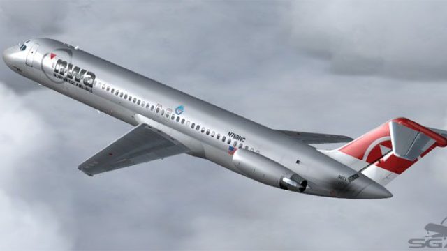 Screenshot 1 — Northwest Airlines Douglas DC-9-51 N750NC