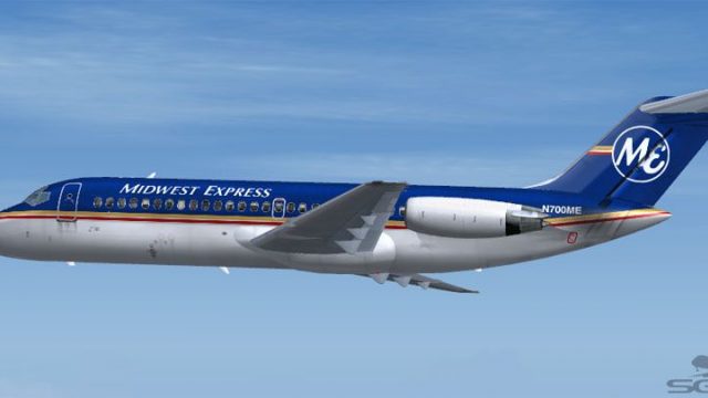 Screenshot 1 — Midwest Express Douglas DC-9-14 N700ME