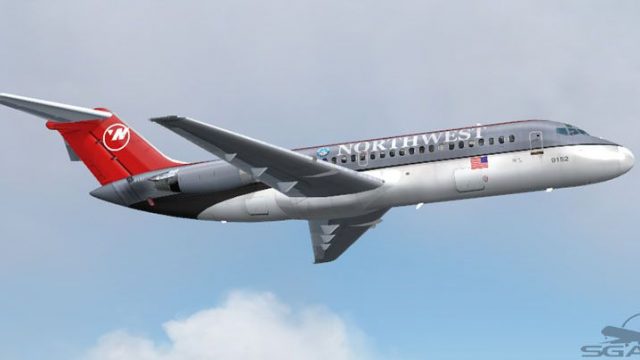 Screenshot 1 — Northwest Airlines Douglas DC-9-14 N8911E