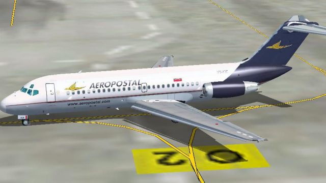 Screenshot 1 — Aeropostal Douglas DC-9-21