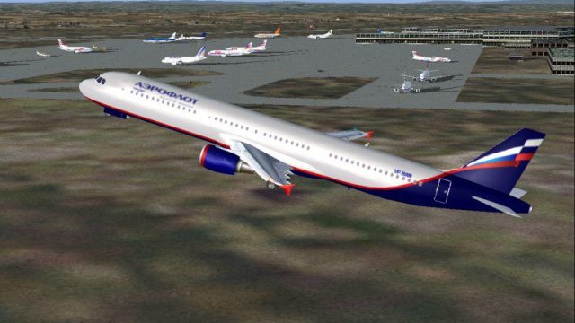Screenshot 1 — Aeroflot Airbus A321