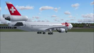 Screenshot 1 — Swissair McDonnell Douglas MD-11 HB-IWC