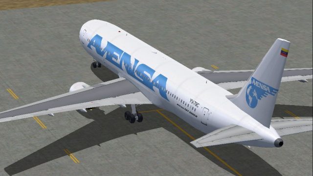 Screenshot 1 — Avensa Boeing 767-300ER