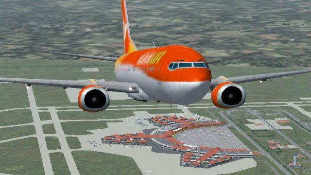 Screenshot 1 — Adam Air Boeing 737-400