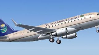 Screenshot 1 — Saudi Arabian Embraer 170