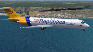 Screenshot 1 — Aerorepublica Douglas DC-9-30