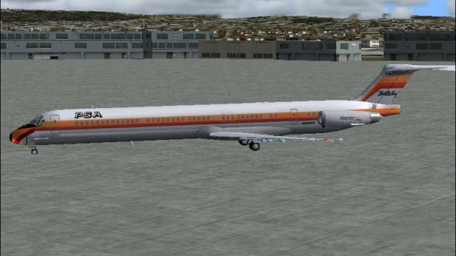 Screenshot 1 — PSA McDonnell Douglas MD-82