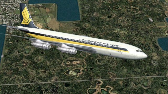 Screenshot 1 — Singapore Airlines Boeing 707 9V-BEY