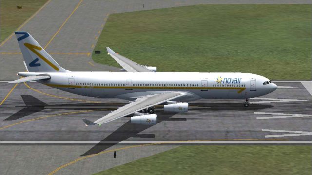 Screenshot 1 — Novair Airbus A340-200 CFM