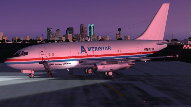 Screenshot 1 — Ameristar Air Cargo 737-200