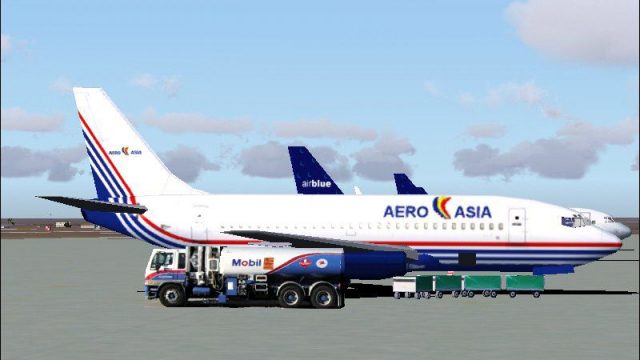 Screenshot 1 — Aero Asia Boeing 737-200
