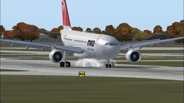 Screenshot 1 — Northwest Airlines Airbus A330-200