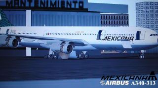 Screenshot 1 — Mexicana de Aviacion A340-313