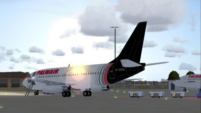 Screenshot 1 — Palmair Boeing 737-200 G-CEAJ