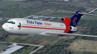 Screenshot 1 — Efata Papua Airline Boeing 727-200