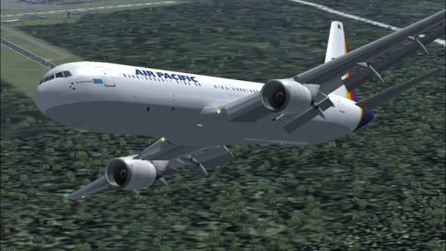 Screenshot 1 — Air Pacific Boeing 767-300 DQ-FJC