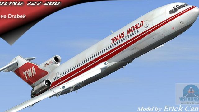 Screenshot 1 — TWA Boeing 727-200