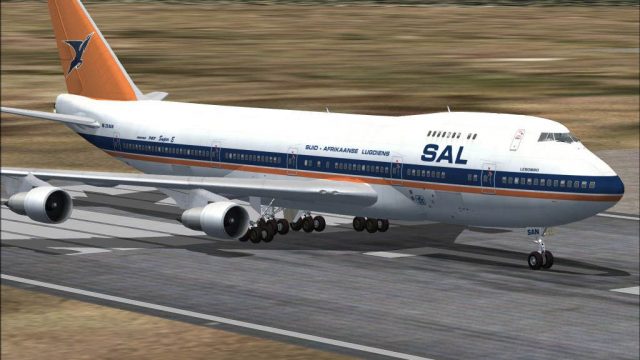 Screenshot 1 — South African Airways Boeing 747-200 "Springbok"