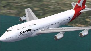 Screenshot 2 — Qantas Boeing 747-338RR